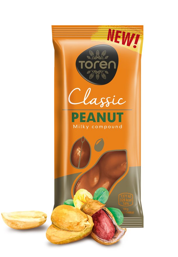 Toren Classic Peanut Compound Chocolate 52g - Image 2