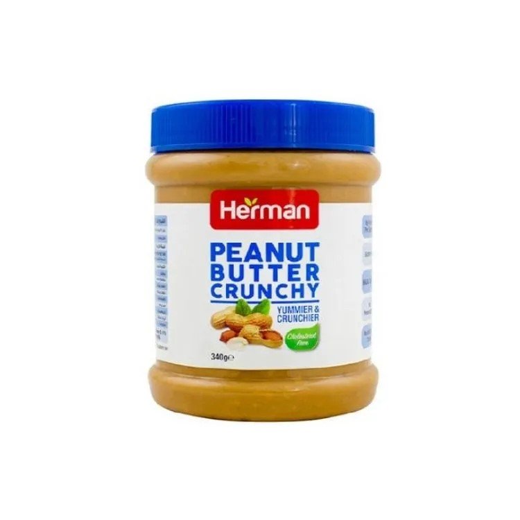 Herman Peanut Butter Crunchy 340g - Image 3