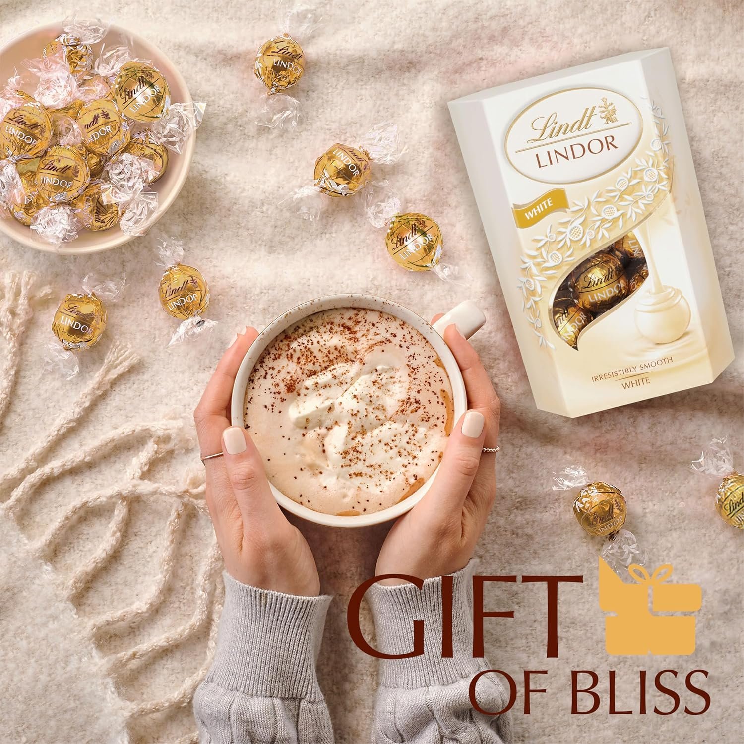 Lindt Lindor White Chocolate Truffles 200g - Image 6