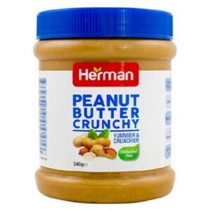 Herman Peanut Butter Crunchy 340g - TH Store Sri Lanka