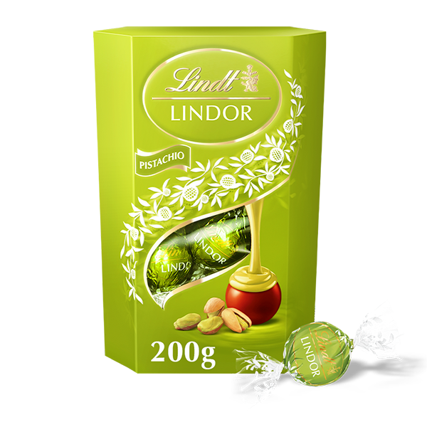 Lindt Lindor Pistachio Milk Chocolate Truffles 200g