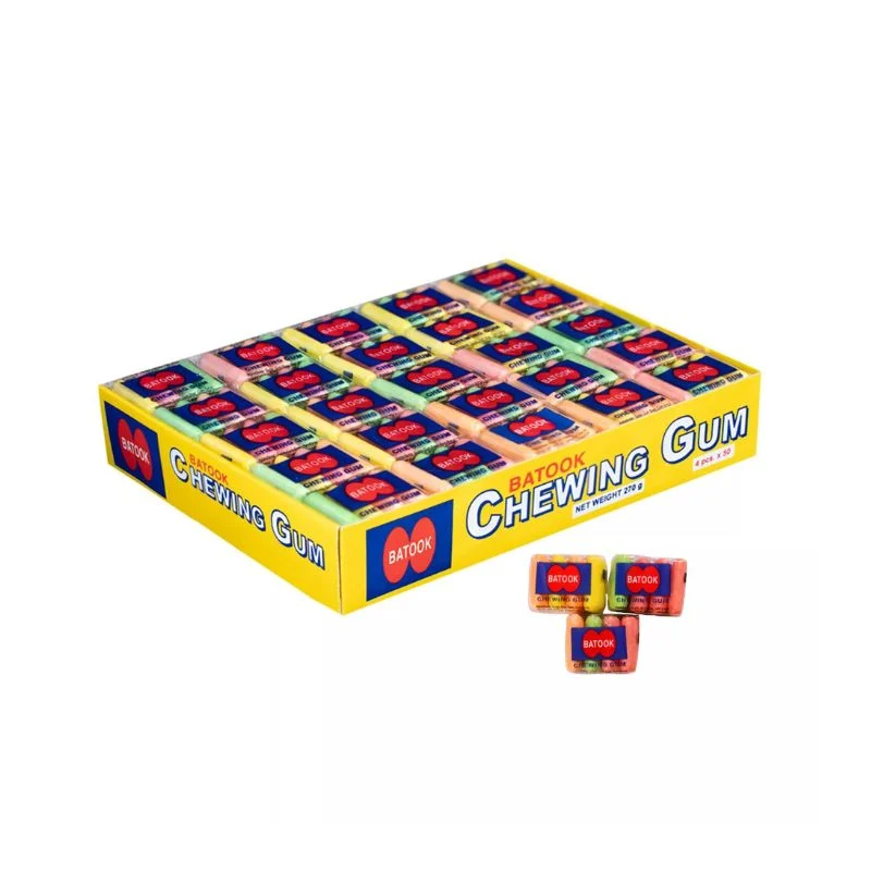 Batook Assorted Chewing Gum 4Pcs x 50 Pack 270g