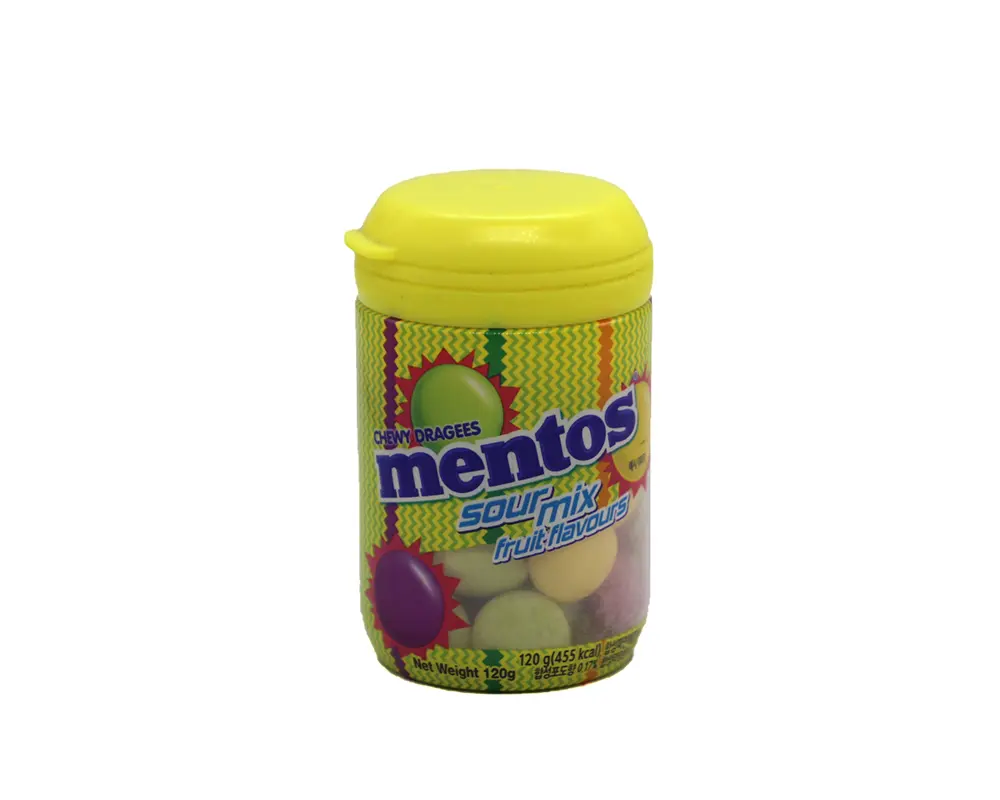 Mentos Sour Mix Fruit Flavours 120g - Image 4
