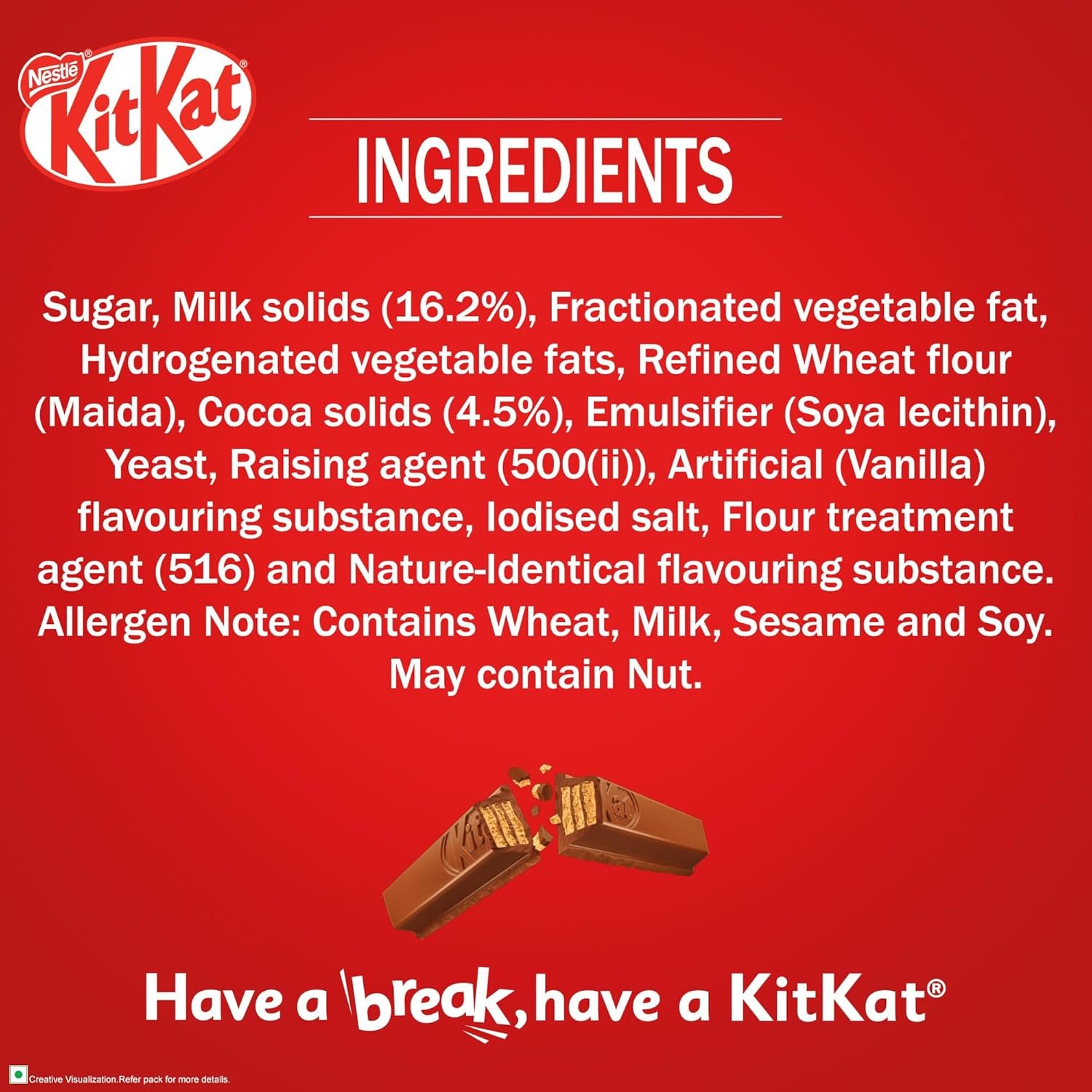KitKat 4 Finger Chocolate 38.5g - Image 5