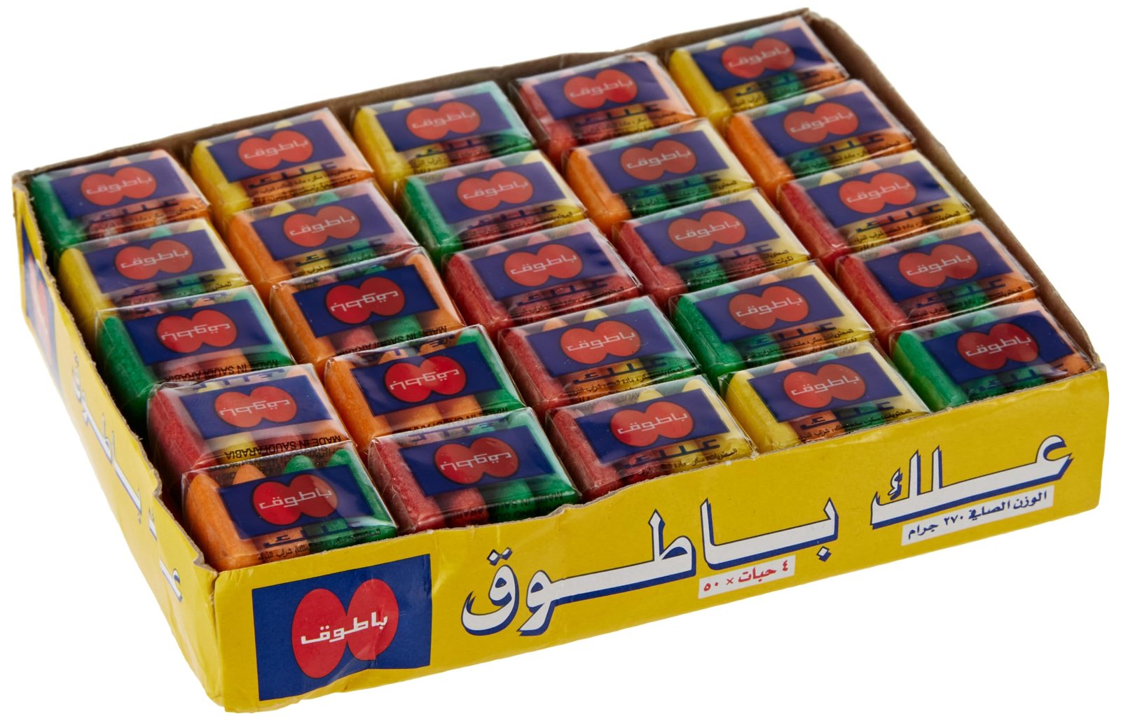 Batook Assorted Chewing Gum 4Pcs x 50 Pack 270g - Image 5