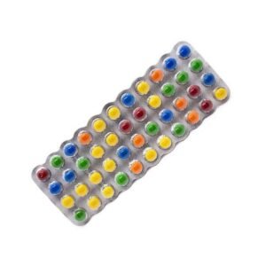 Choco 4 Crunchy Chocolate Beans (1 Long Sheet)