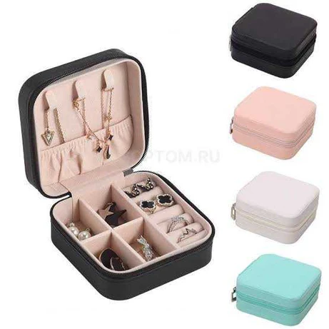 Portable Mini Jewelry Organizer Box LD-1006 - Image 2