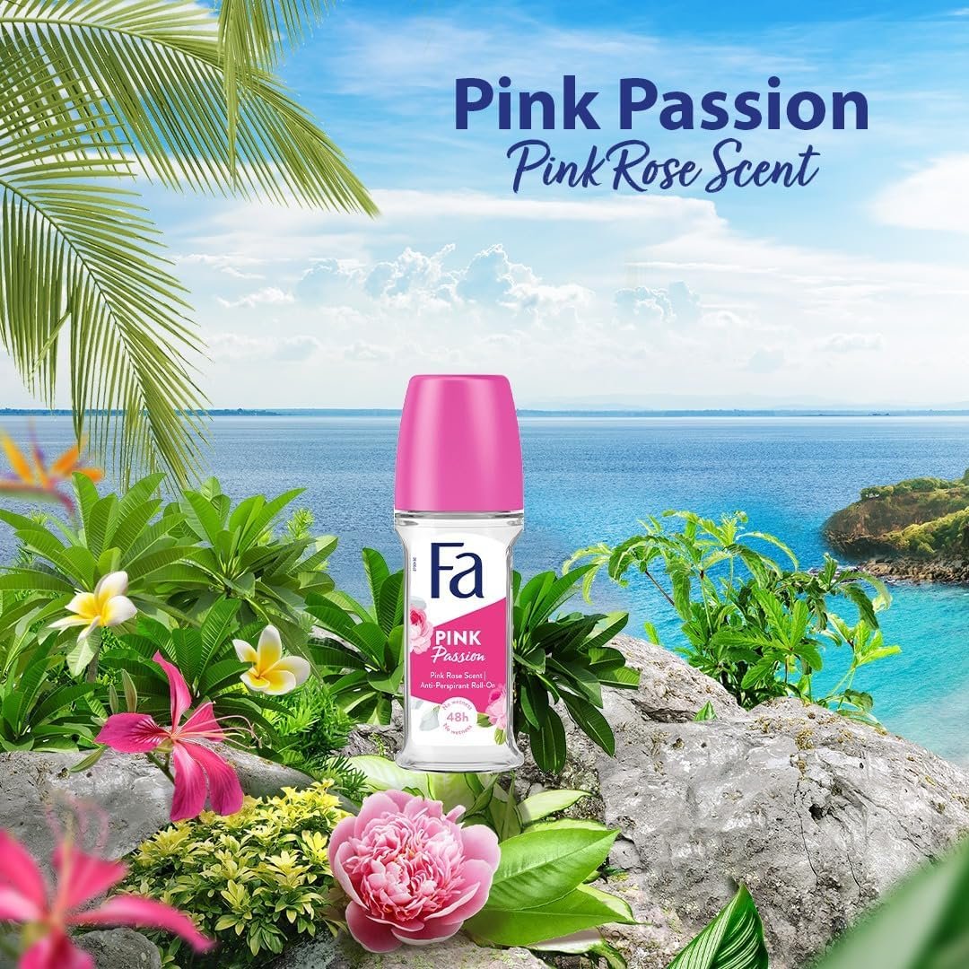 Fa Pink Passion Roll On for Women 50ml - Image 3