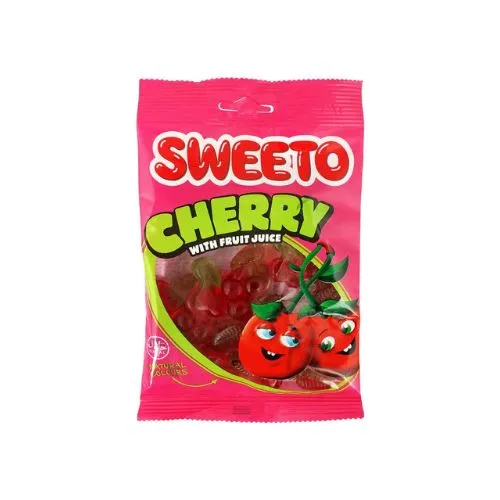 Sweeto Cherry with Fruit Juice Gummy 80g - Image 4