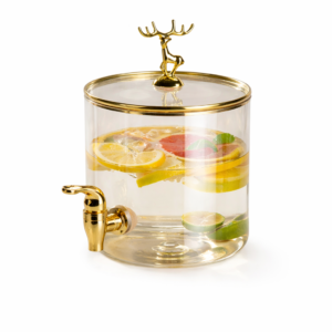 2.6L Borosilicate Glass Beverage Dispenser
