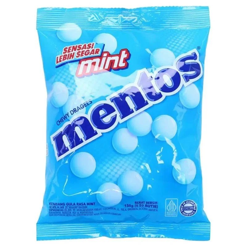 Mentos Mint Chewy Dragees 135g (50 pcs) - Image 4