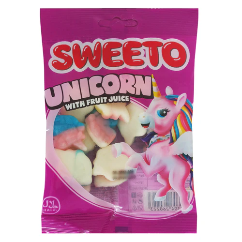 Sweeto Unicorn with Fruit Juice Gummy 80g - Image 2
