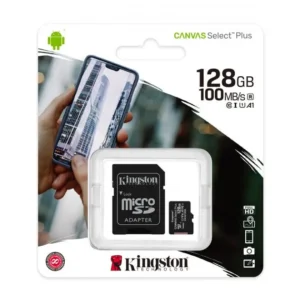 Kingston Canvas Select Plus Micro SD Memory Card with SD Adapter