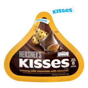 Hersheys Kisses Creamy Milk Chocolate with Almonds 146g