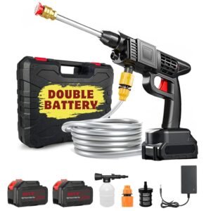48V Cordless High Pressure Water Gun Washer (2x Batteries Included)