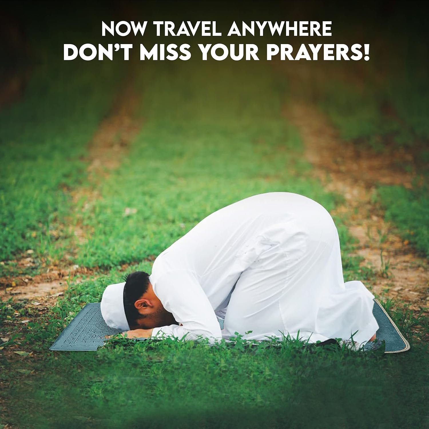 Muslim Prayer Rug - Islamic Prayer Mat Back Support - Image 6