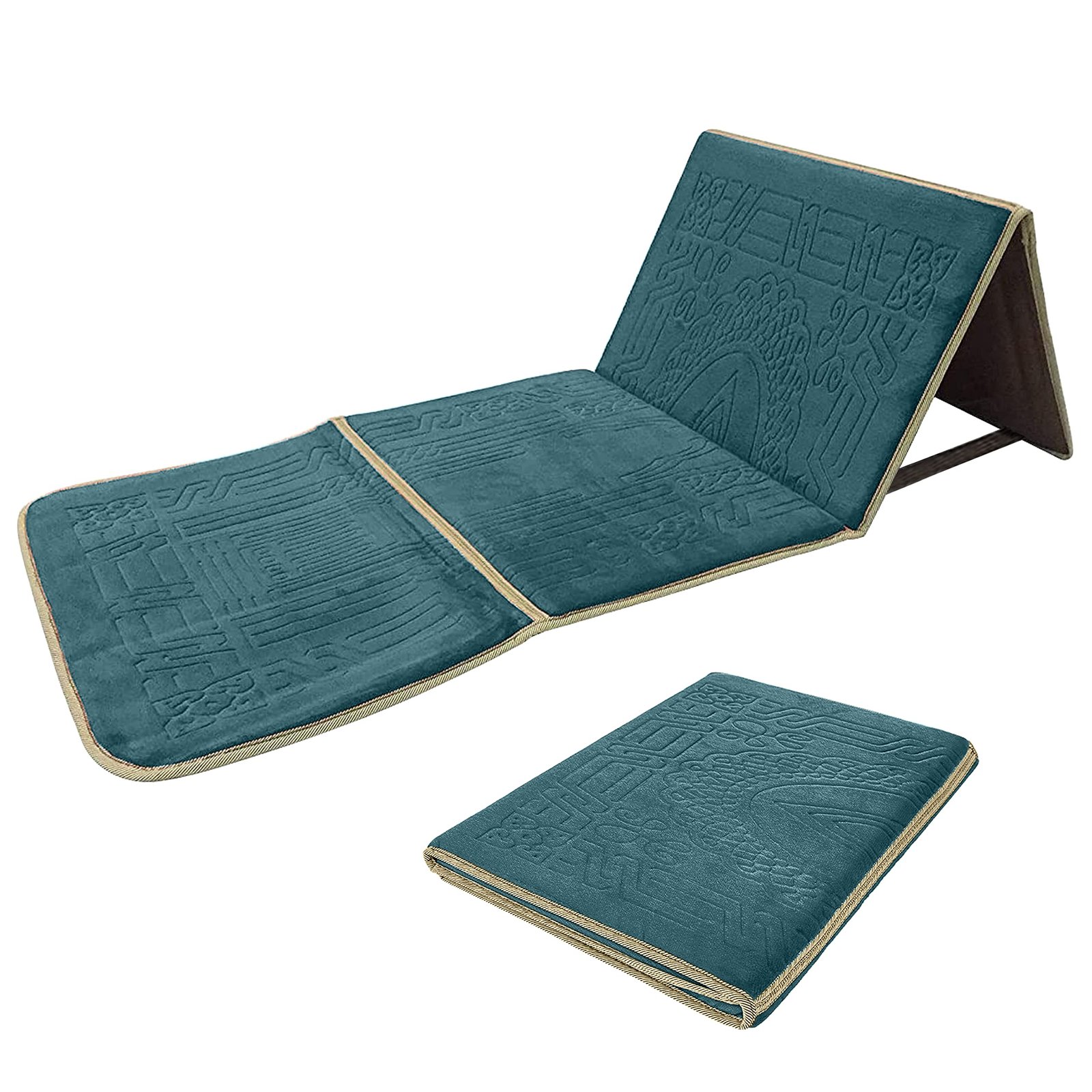 Muslim Prayer Rug - Islamic Prayer Mat Back Support - Image 3