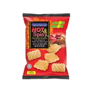 Miaow Miaow Hot & Spicy Flavoured Snacks 60g