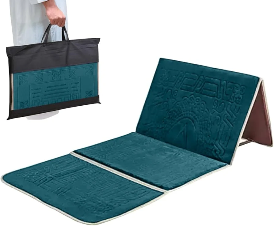 Muslim Prayer Rug - Islamic Prayer Mat Back Support