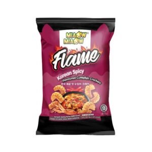Miaow Miaow Flame Korean Spicy Flavoured Cuttlefish Crackers 50g