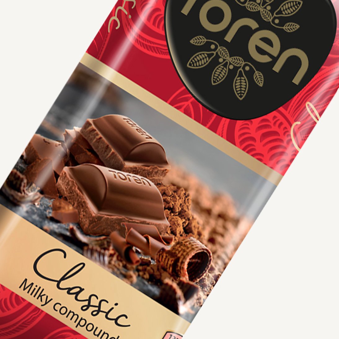 Toren Classic Milky Compound Chocolate Red 52g - Image 3