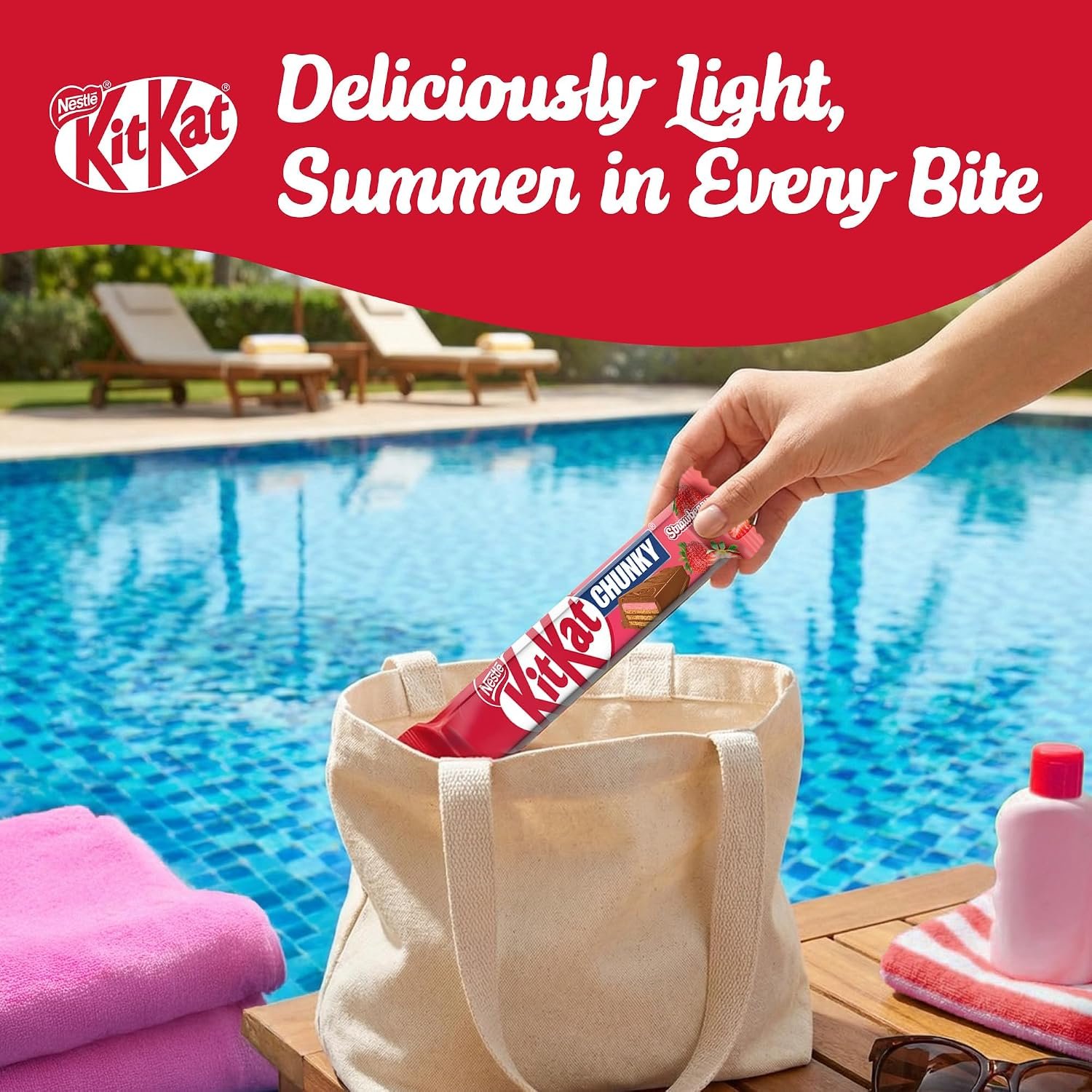 Nestle KitKat Chunky Strawberry Fiesta 41g - Image 6