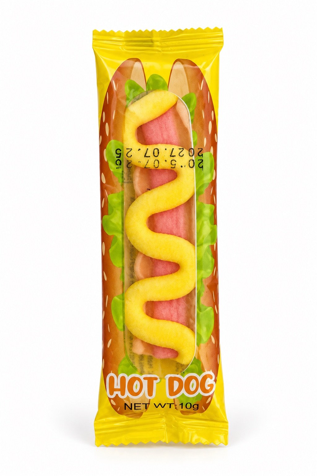 Mini Hot Dog Gummy Candy 10g - Image 2